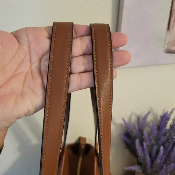 Coach Brown Leather Tote Bag - Picture 10 of 16
